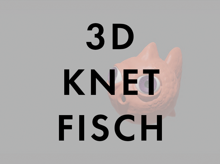 3D Knetfisch
